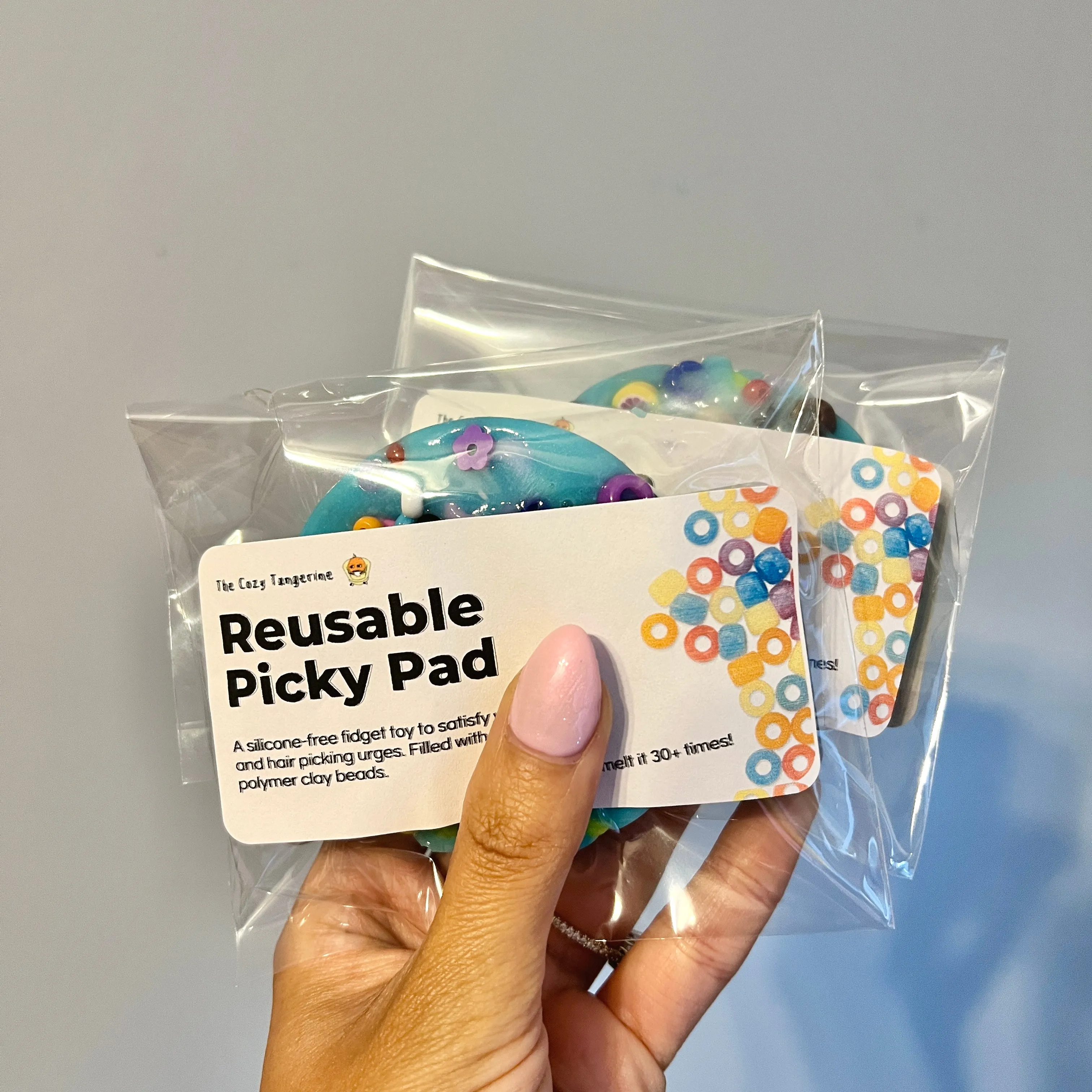 Reusable Picky Pad | Fidget Toy for Skin   Hair Picking