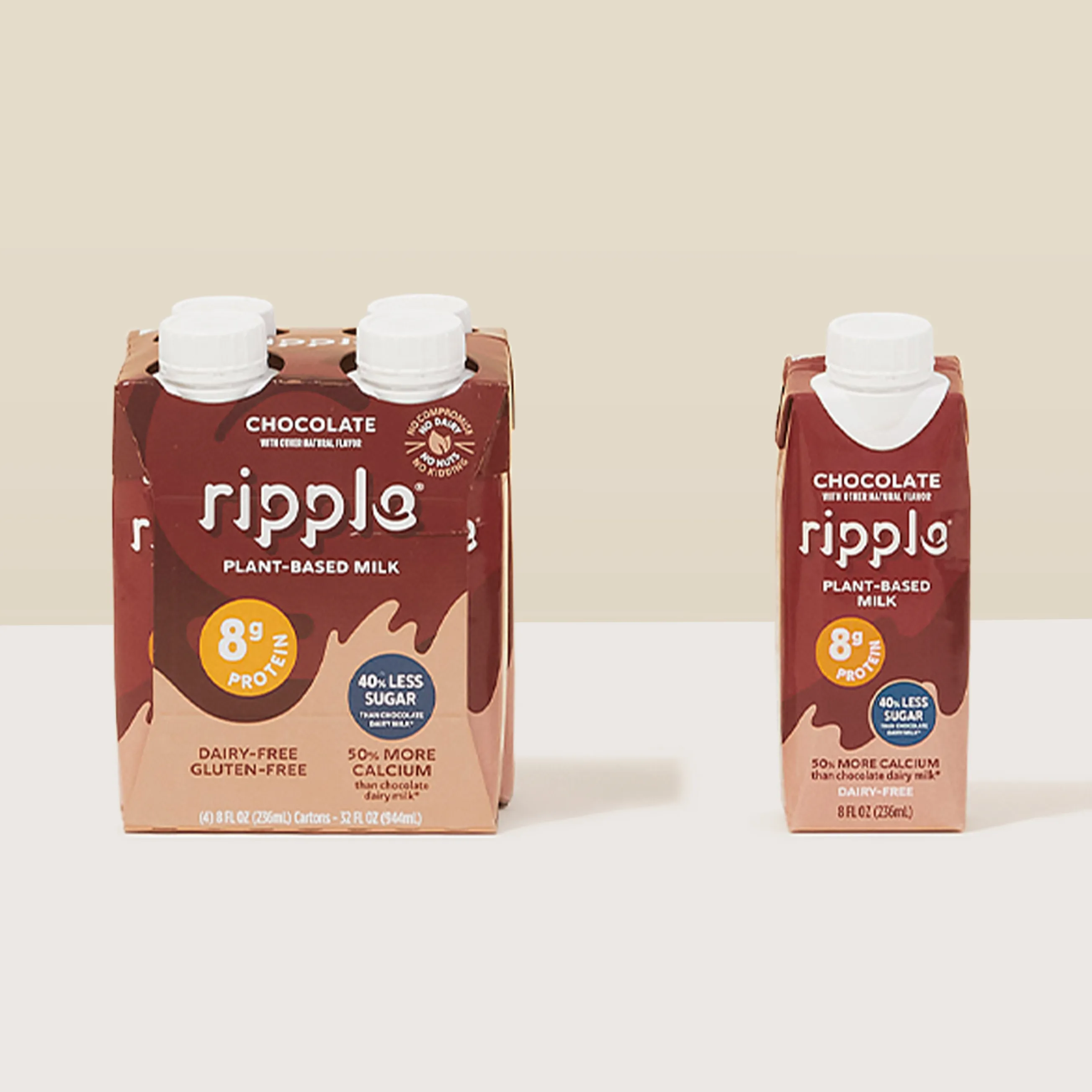 Ripple On-The-Go Chocolate Milk (4-pack)