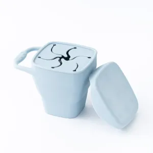 Silicone Foldable Snack Cup | Blue