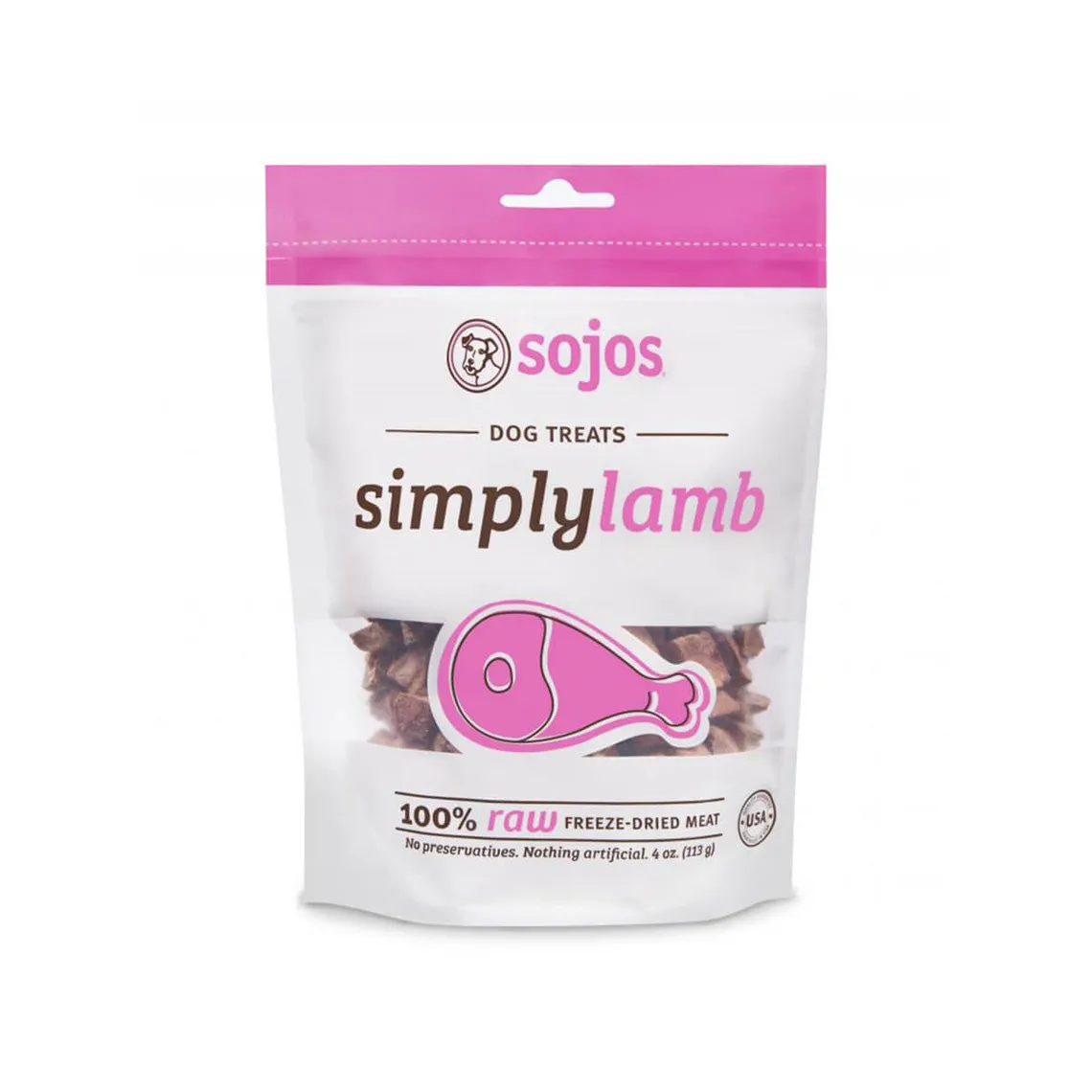 Sojos Simply Meat Freeze-Dried Raw Dog Treats