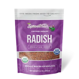 Sproutman Organic Radish Sprouting Seeds (16 oz)