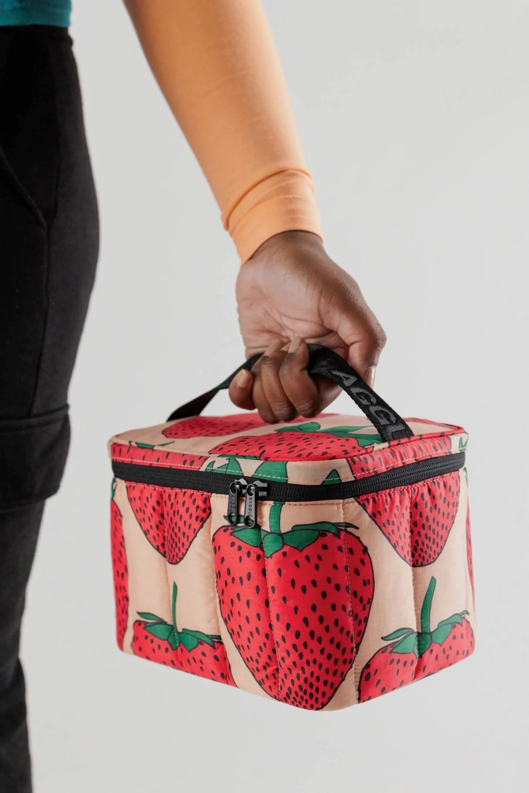 Strawberry Puffy Lunch Bag