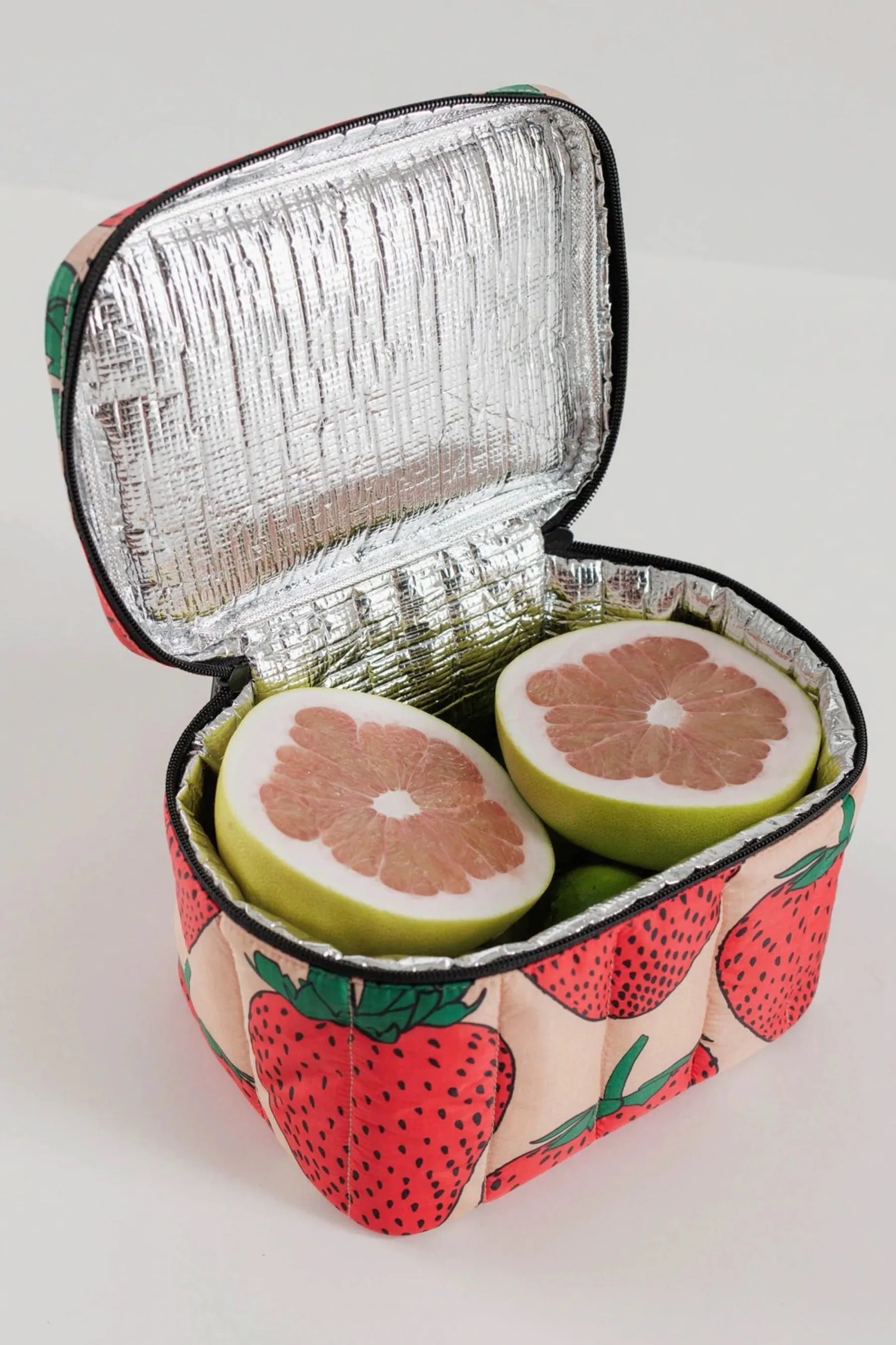 Strawberry Puffy Lunch Bag