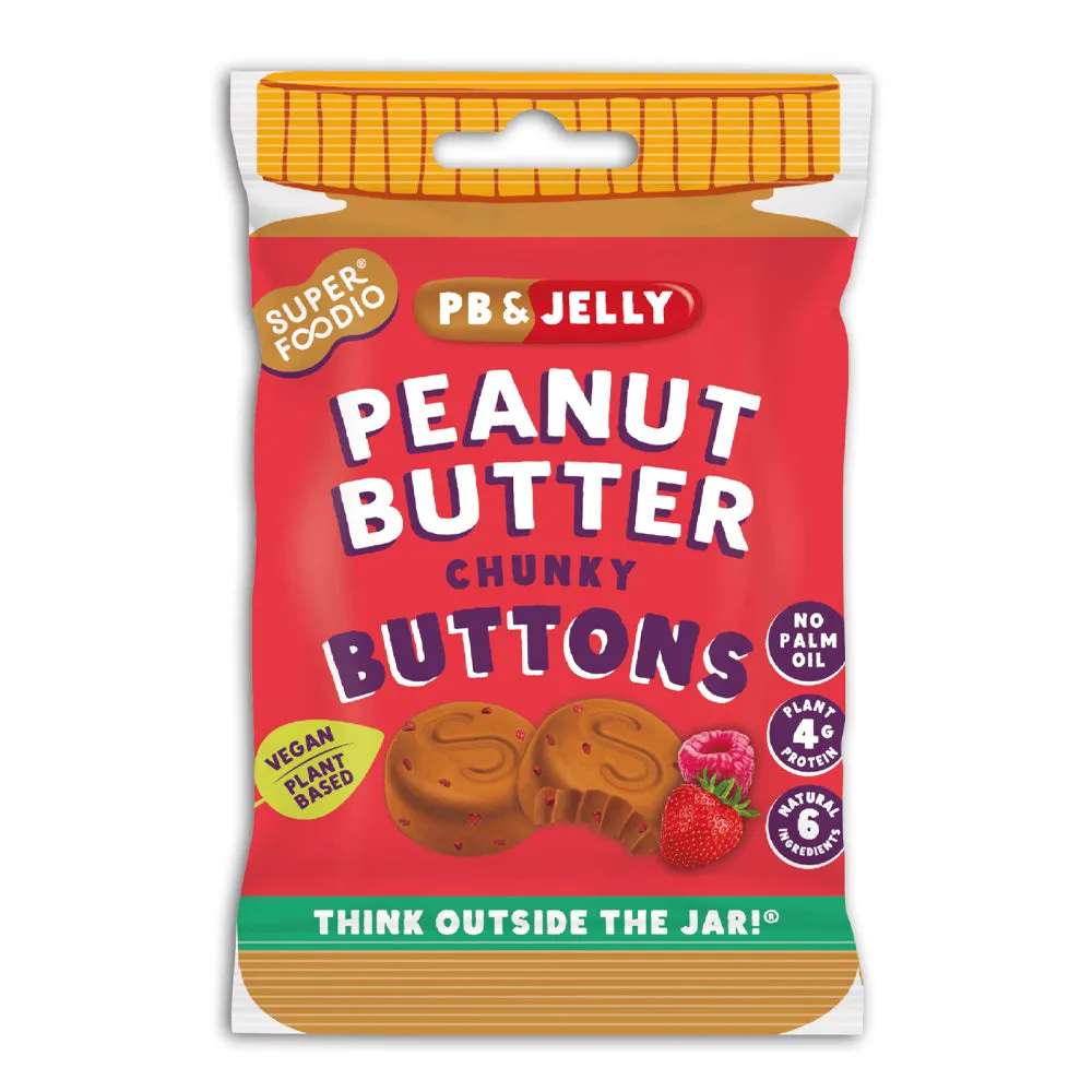 Super Foodio Peanut Butter & Jelly Buttons