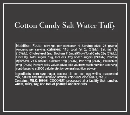 Sweetables | Cotton Candy Salt Water Taffy