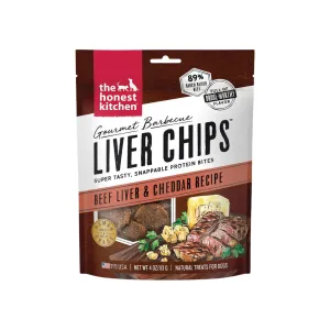 The Honest Kitchen Gourmet Barbecue Liver Chips 4 oz Treats for Dogs