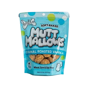 The Lazy Dog Cookie Company Roasted Vanilla Mutt Mallows Treats, 5 oz