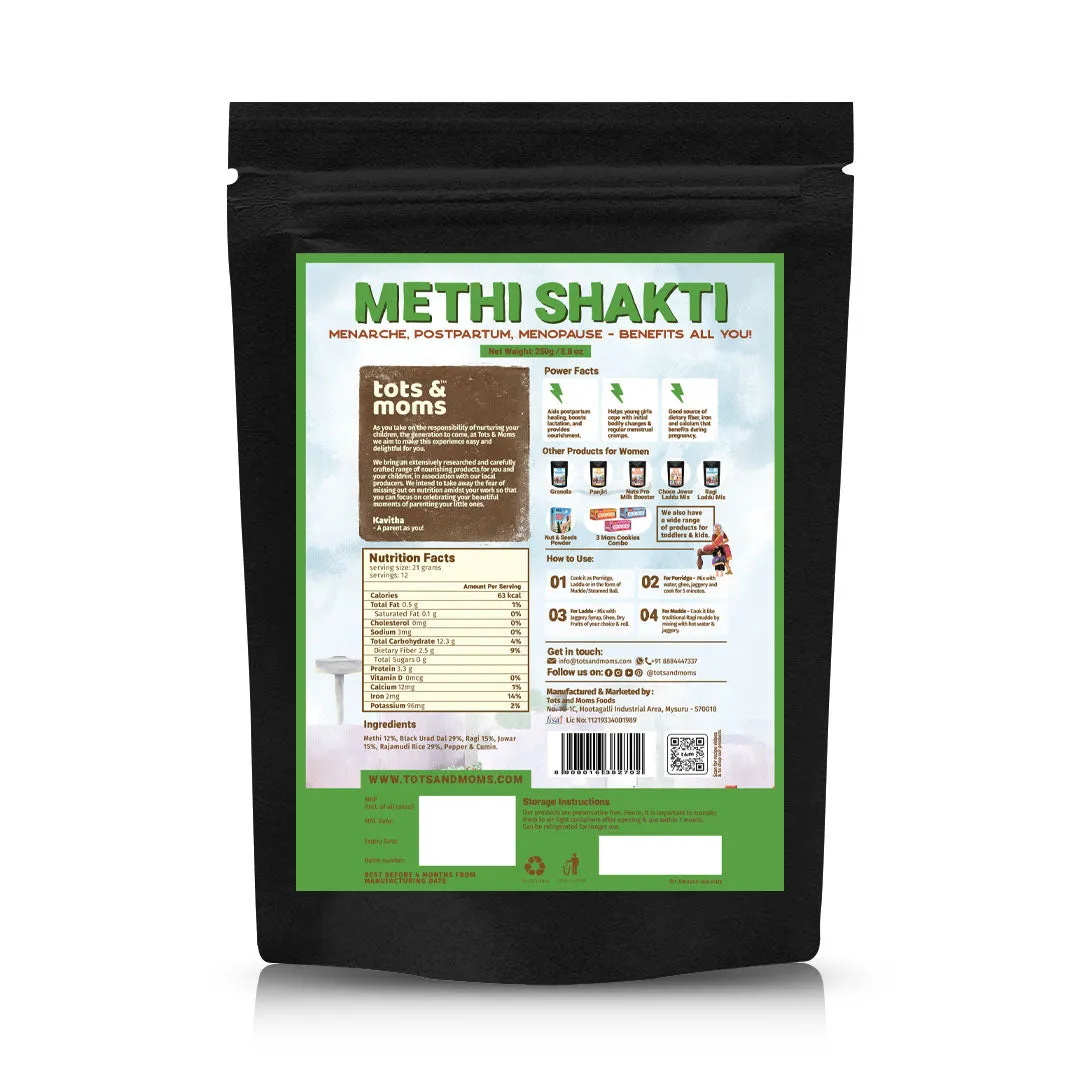 Tots & Moms Methi Shakti Powder 250g