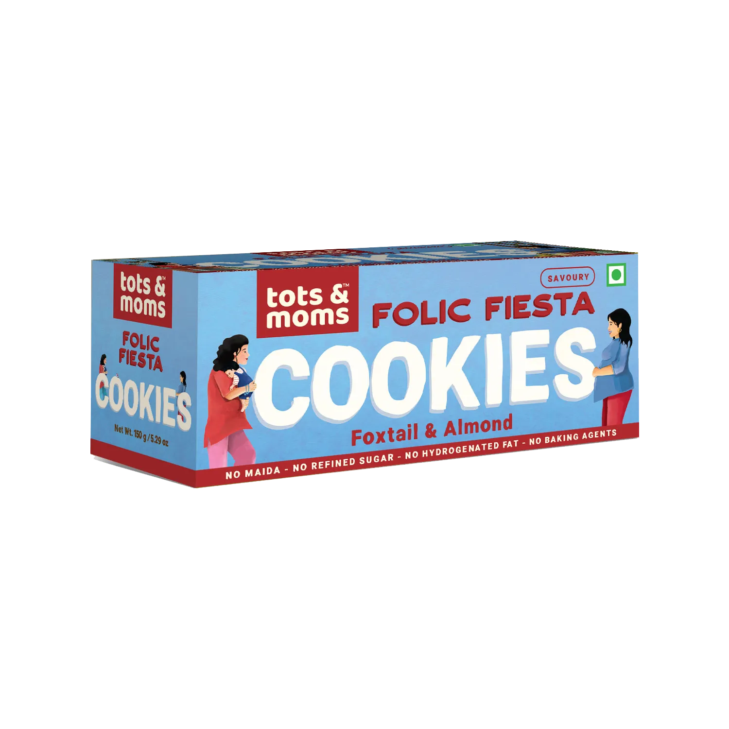 Tots & Moms-Women Cookies- Folic Fiesta