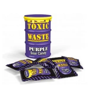 Toxic Waste Purple Sour Candy Drum