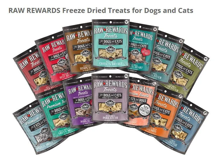 Treats by Raw Rewards NWN Treat 14  proteins Freeze Dried