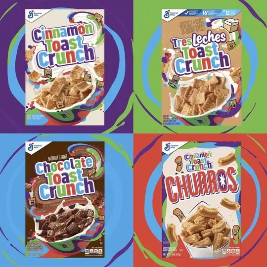 Tres Leches Toast Crunch Breakfast Cereal, Family Size, 18.8 oz