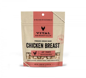 Vital Essentials Vital Cat Freeze Dried Grain Free Chicken Breast Cat Treats