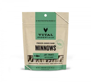 Vital Essentials Vital Cat Freeze Dried Grain Free Minnows Cat Treats