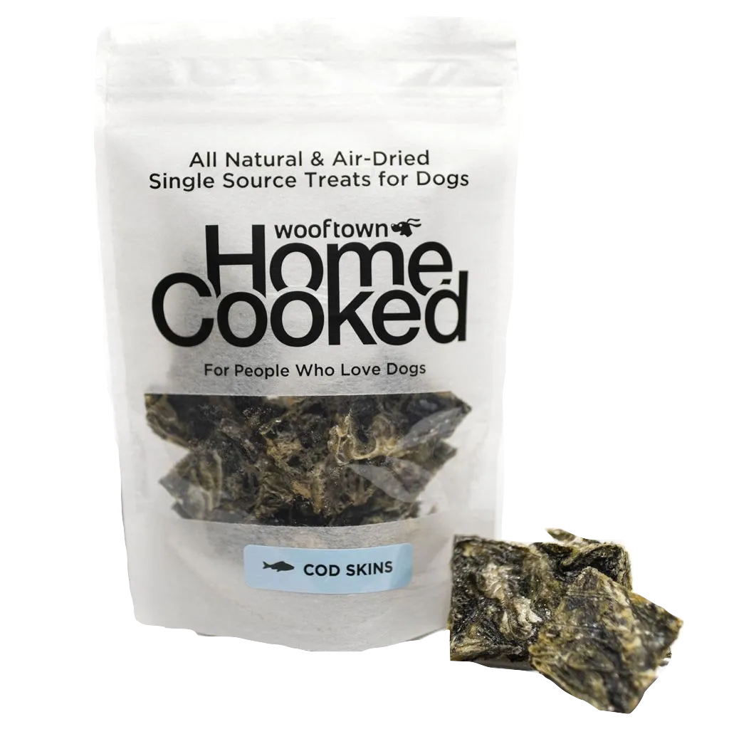 Wooftown Air Dried Treats - Cod Skin Wafers