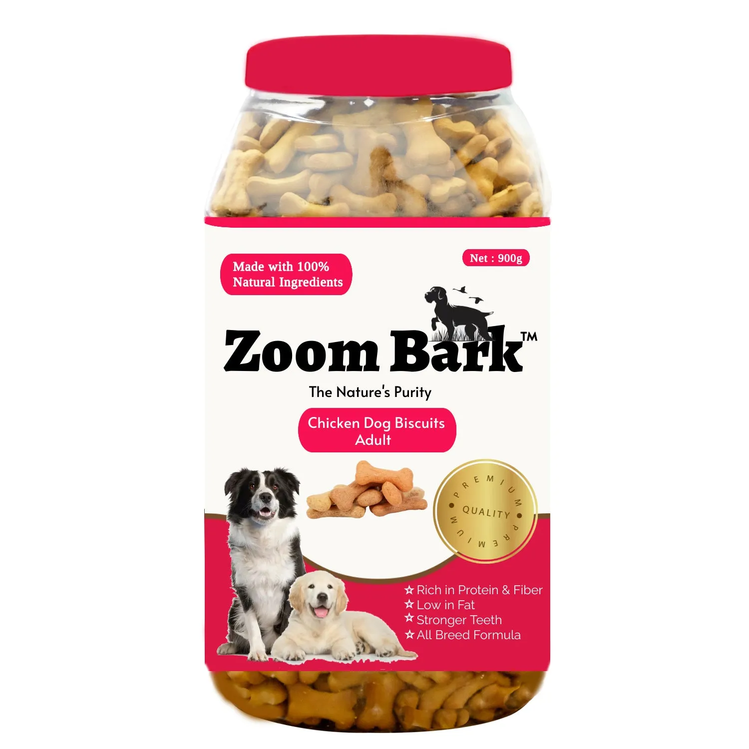 Zoom Bark Chicken & Veg Dog Biscuits